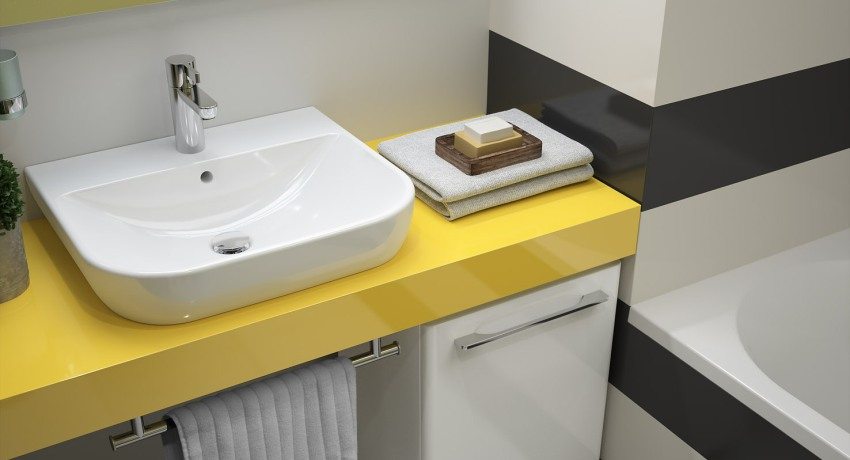 Раковина для ванни накладна на стільницю може стати справжньою дизайнерською родзинкою в цій кімнаті