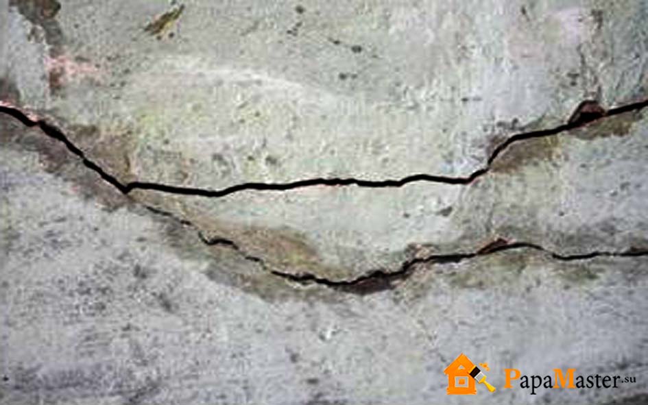тріщини в бетоні   ремонт тріщин на стяжці підлоги